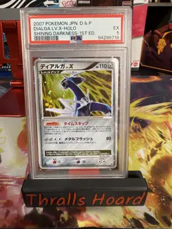 Pokemon TCG Dialga LV.X Holo Rare Diamond & Pearl Japanese Psa 5 - Image 1