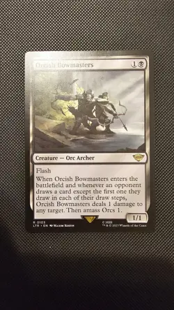 Orcish Bowmasters 0103- NM - Rare - Lord Of The Rings - MTG - Regular - Image 1