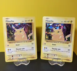 Pikachu (Cracked Ice Holo) 35/108 x2 Rare Deck Exclusives Pokemon Holo NM LP/NM - Image 1