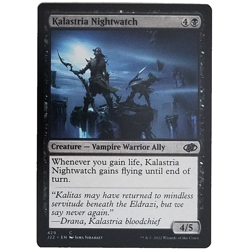 x1 Kalastria Nightwatch J22 MTG M/NM Common Black Creature Vampire Warrior Ally - Image 1