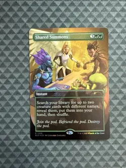 MTG Shared Summons #1308 Rainbow Foil Rare Secret Lair Drop Series (SLD) - Image 1