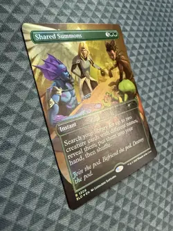 MTG Shared Summons #1308 Rainbow Foil Rare Secret Lair Drop Series (SLD) - Image 2