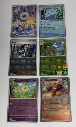 Pokemon White Flare & Black Bolt Mixed Lot of 6 Cards (1K) - Image 1