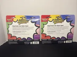 Pokemon 2x Ascended Heros Charmander & Gastly Tech Sticker Collection New Sealed - Image 2