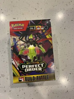 Perfect Order TCG Build & Battle & 3 Pack Blister Chikorita Promo Factory Sealed - Image 5
