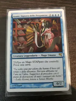 Azami, Lady of Scrolls Spanish Salvat Hachette mtg MP - Image 1