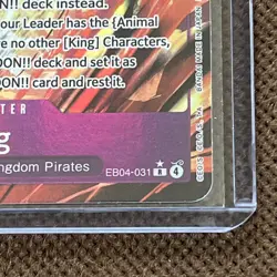 2026 ONE PIECE EGGHEAD CRISIS #EB04-031 KING RARE - Image 3