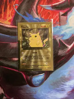 Pikachu Metal Gold Card Pokemon 25th Anniversary Celebrations 58/102 Promo LP - Image 1
