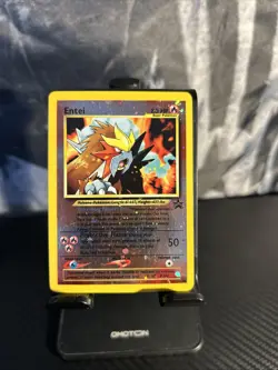 Pokemon TCG Entei Black Star Promo Holo Card #34 2001 - Image 1