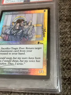Signed Foil Tragic Poet Quinton Hoover MTG - Image 2