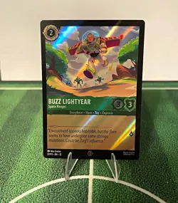 Disney Lorcana TCG Buzz Lightyear - Space Ranger 57/P3 Promo Foil Card - Image 1