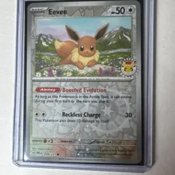 Eevee 074/131 - 2025 Pokemon Day Stamped Pokemon Card - NM - Image 1