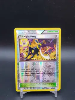 All-Night Party 96/122 BREAKpoint Reverse Holo NM Pokemon Card - Image 1