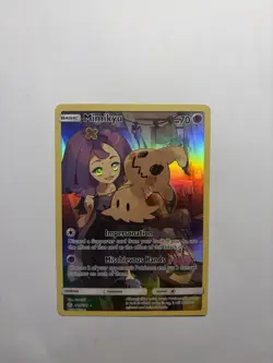 Pokemon Mimikyu TCG Cosmic Eclipse Holo Card 245/236 Secret Rare NM - Image 1
