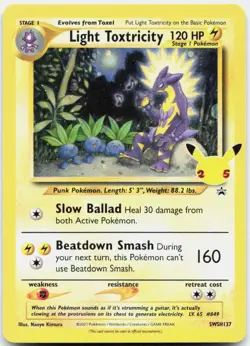 Light Toxtricity Holo Promo SWSH: Sword & Shield Promo Cards SWSH137 NM - Image 1
