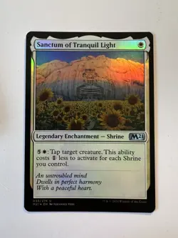 Sanctum of Tranquil Light - FOIL - MTG Core Set 2021 - NM - Image 1