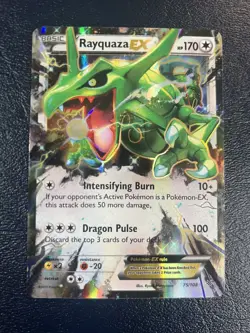 Rayquaza EX 75/108 Roaring Skies Holo - Pokemon Card NM - Image 1