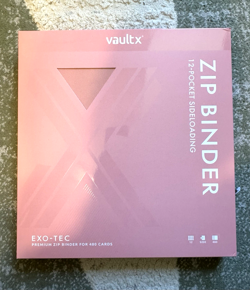 Vault X Just Pink 12-Pocket Exo-Tec Trading Card Zip Binder 480 Cards BRAND NEW - Image 1