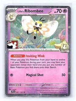 Lillie's Ribombee - Holo 067/159 Prize Pack Series Cards Rare NM - Image 1