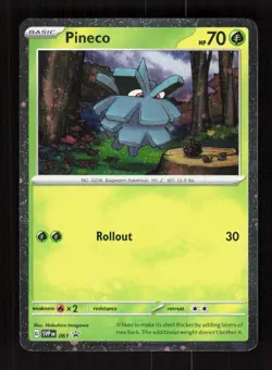 Pineco Holo 061 SV: Scarlet & Violet Promo Cards Promo NM - Image 1