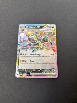 Pokemon TCG Umbreon EX 60/131 Double Rare Prismatic Evolutions Card NM - Image 1