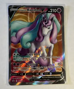 Galarian Rapidash V 167/198 Chilling Reign SWSH Pokemon TCG card - Image 1