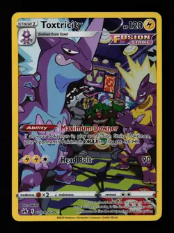 Toxtricity GG09/GG70 Holo Crown Zenith Galarian Gallery Pokemon Cards - Image 1