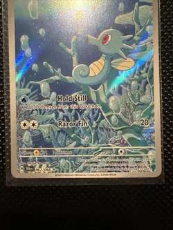 Horsea 67/64 IR — Shrouded Fable Illustration Rare — Pokemon Card — Near Mint - Image 3