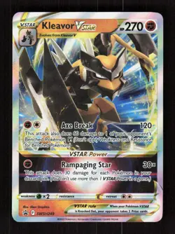 Kleavor VSTAR Holo SWSH249 SWSH: Sword & Shield Promo Cards Promo NM - Image 1