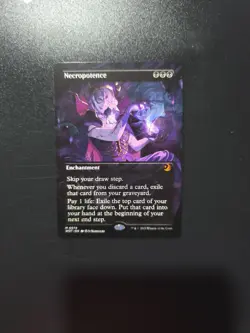 Necropotence (Anime Borderless) Wilds of Eldraine: Enchanting Tales Regular - Image 2