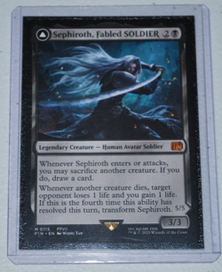 Magic the Gathering - Sephiroth, Fabled SOLDIER - Final Fantasy MTG - Near Mint - Image 1