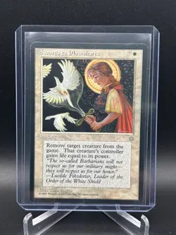 MTG Swords to Plowshares - Ice Age Regular Uncommon LP - Image 1