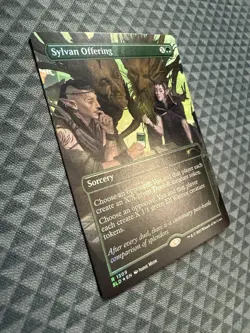 MTG Sylvan Offering #1309 Rainbow Foil Rare Secret Lair Drop Series (SLD) - Image 2