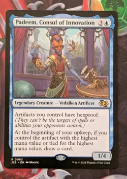 MTG Foundations Jumpstart Rare PADEEM CONSUL OF INNOVATION NM - Image 1