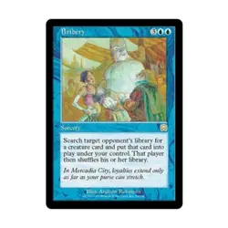 WotC MtG Mercadian Masques Bribery (R) NM - Image 1