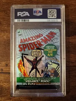 MTG Spider-Man Peter Parker/Amazing Spider-Man Classic Comic Foil M0232 PSA 10 - Image 2