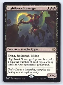 Nighthawk Scavenger 203 Commander: The Lost Caverns of Ixalan MTG NM - Image 1
