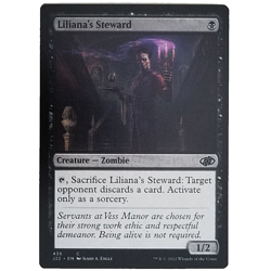 x1 Liliana's Steward J22 MTG M/NM Common Black Creature Zombie Jumpstart 2022 - Image 1
