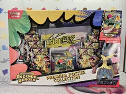 Pokemon TCG Ascended Heroes Premium Poster Collection Mega Lucario Box - Image 1