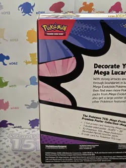 Pokemon TCG Ascended Heroes Premium Poster Collection Mega Lucario Box - Image 3