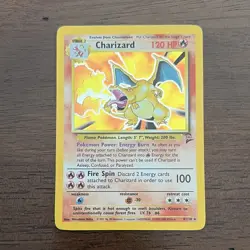 Pokemon TCG Charizard 4/130 Base Set 2 Holo Rare 1999 English 120 HP - Image 1