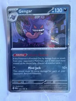 Gengar #050/088 - EB Games Promo - English SEALED Pokemon TCG Promo - Image 1