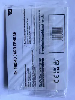 Gengar #050/088 - EB Games Promo - English SEALED Pokemon TCG Promo - Image 2