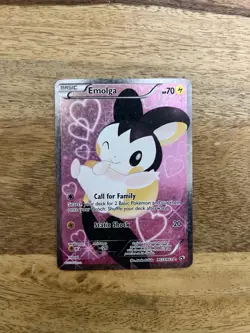 2013 Pokemon Emolga Full Art Holo Ultra Rare Legendary Treasures RC23/RC25 - Image 1