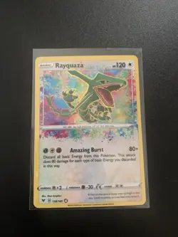 Rayquaza Amazing Rare 138/185 Pokemon Vivid Voltage Near Mint Holo 138/185 - Image 1