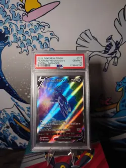 2022 Pokemon Origin Forme Dialga V Full Art 177/189 Astral Radiance PSA 10 - Image 1