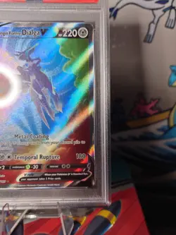 2022 Pokemon Origin Forme Dialga V Full Art 177/189 Astral Radiance PSA 10 - Image 4