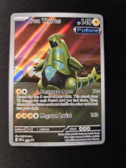 Pokemon Iron Thorns 098 Illustration Rare Holo Black Star Promo SVP NM - Image 2