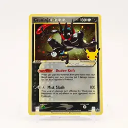 Greninja Gold Star - SWSH144 Celebrations ETB Promo SWIRL Pokemon - NM/LP - Image 1