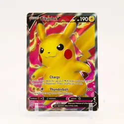 Pikachu V - 170/185 Vivid voltage Full Art Pokemon - NM - Image 1